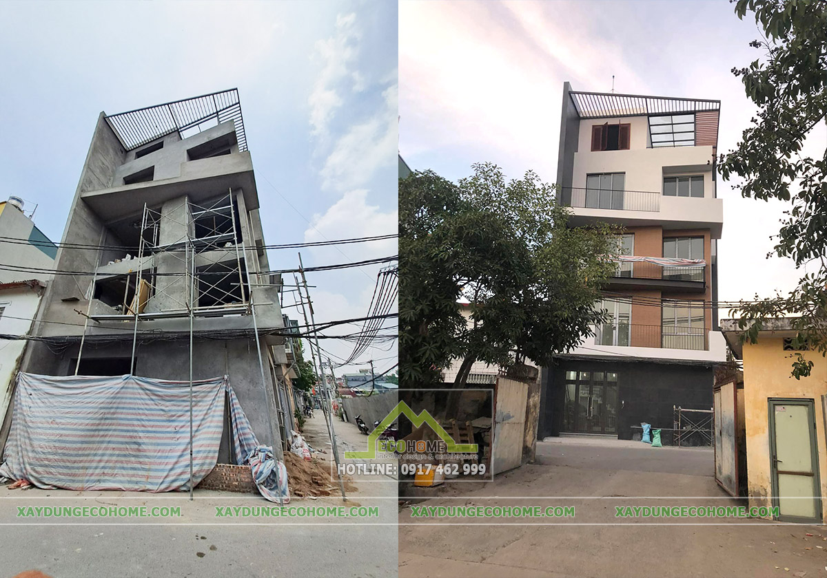 Xây nhà trọn gói nhà anh Mạnh