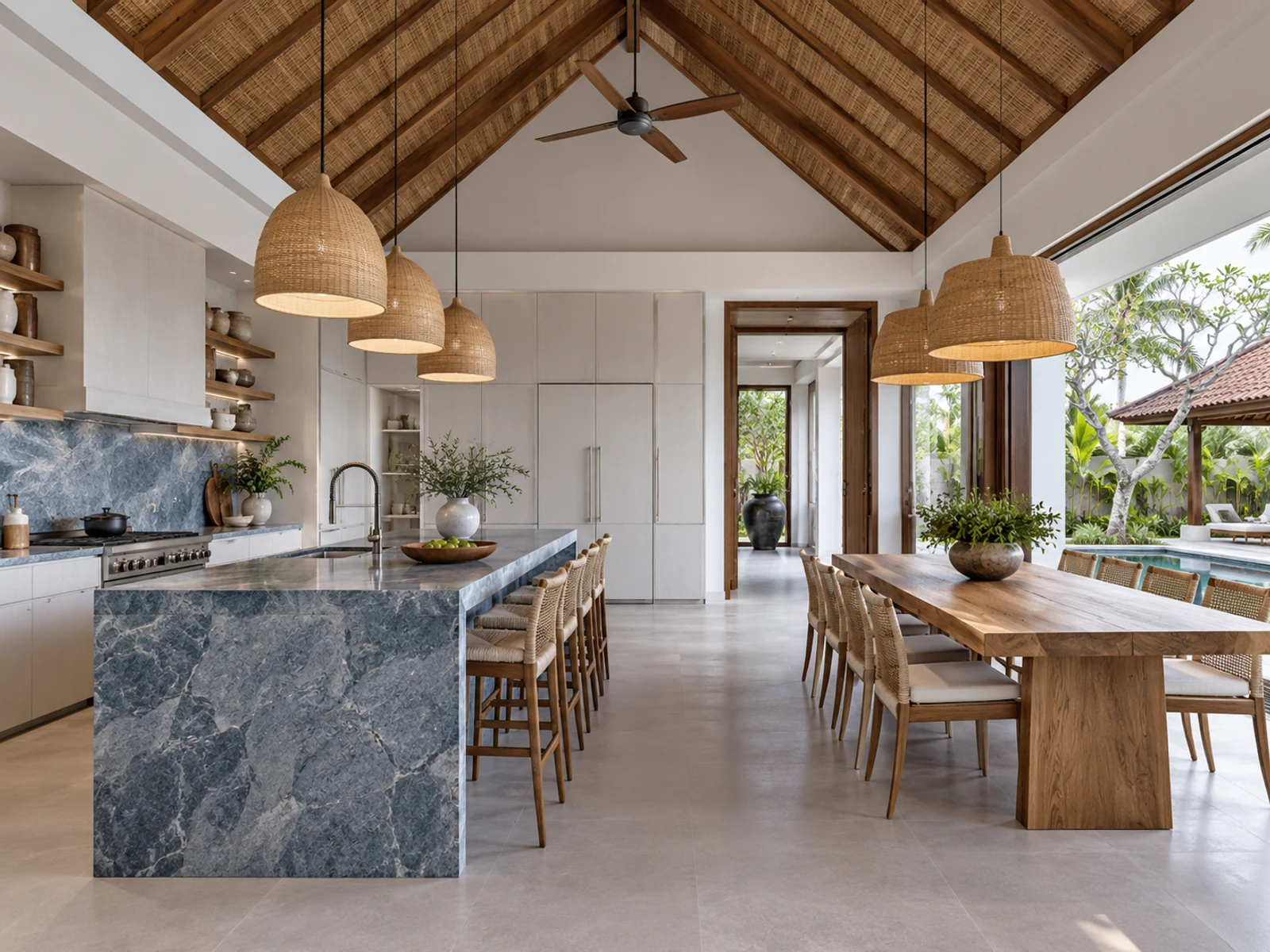 Thiết kế nhà mái Thái 1 tầng cấp 4 hiện đại — bep ban an