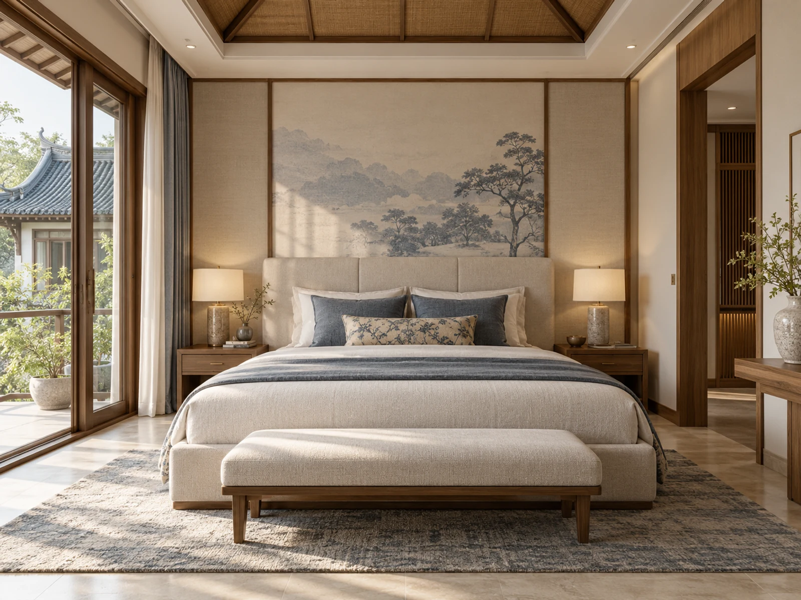 Biệt thự mái Nhật 2 tầng vườn Nhật — phong ngu master