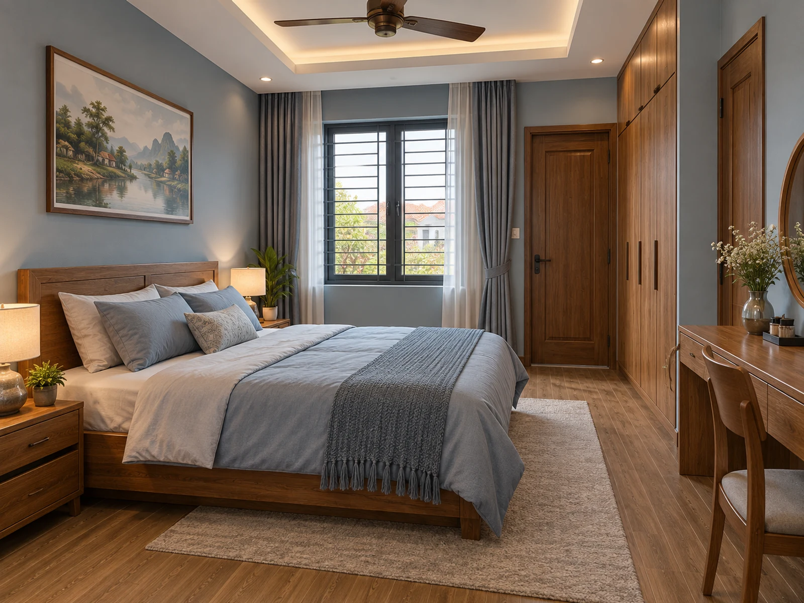 Nhà mái Thái 3 tầng mặt tiền 8m — phong ngu master
