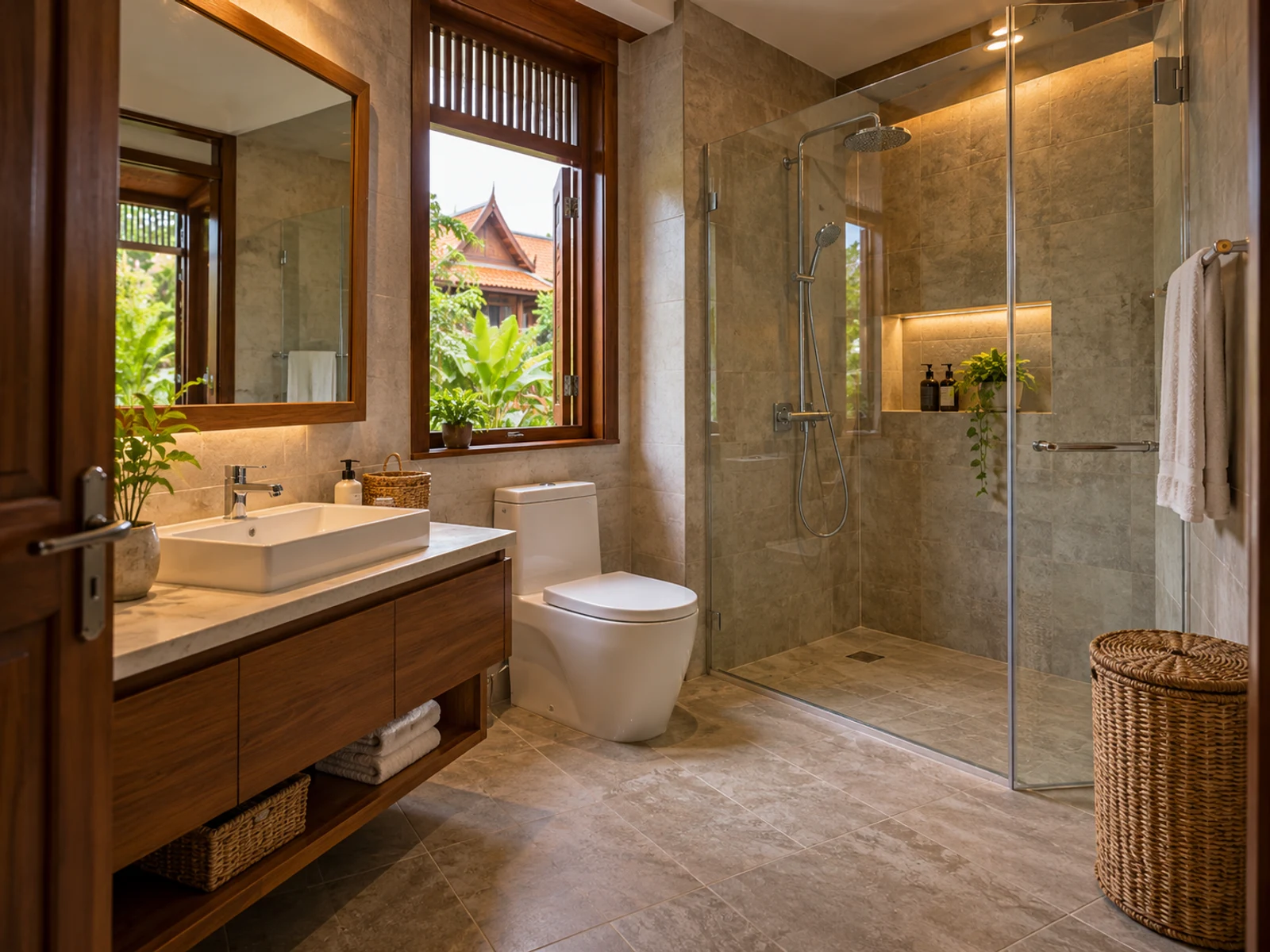 Biệt thự mái Thái 2 tầng sân vườn rộng — phong tam