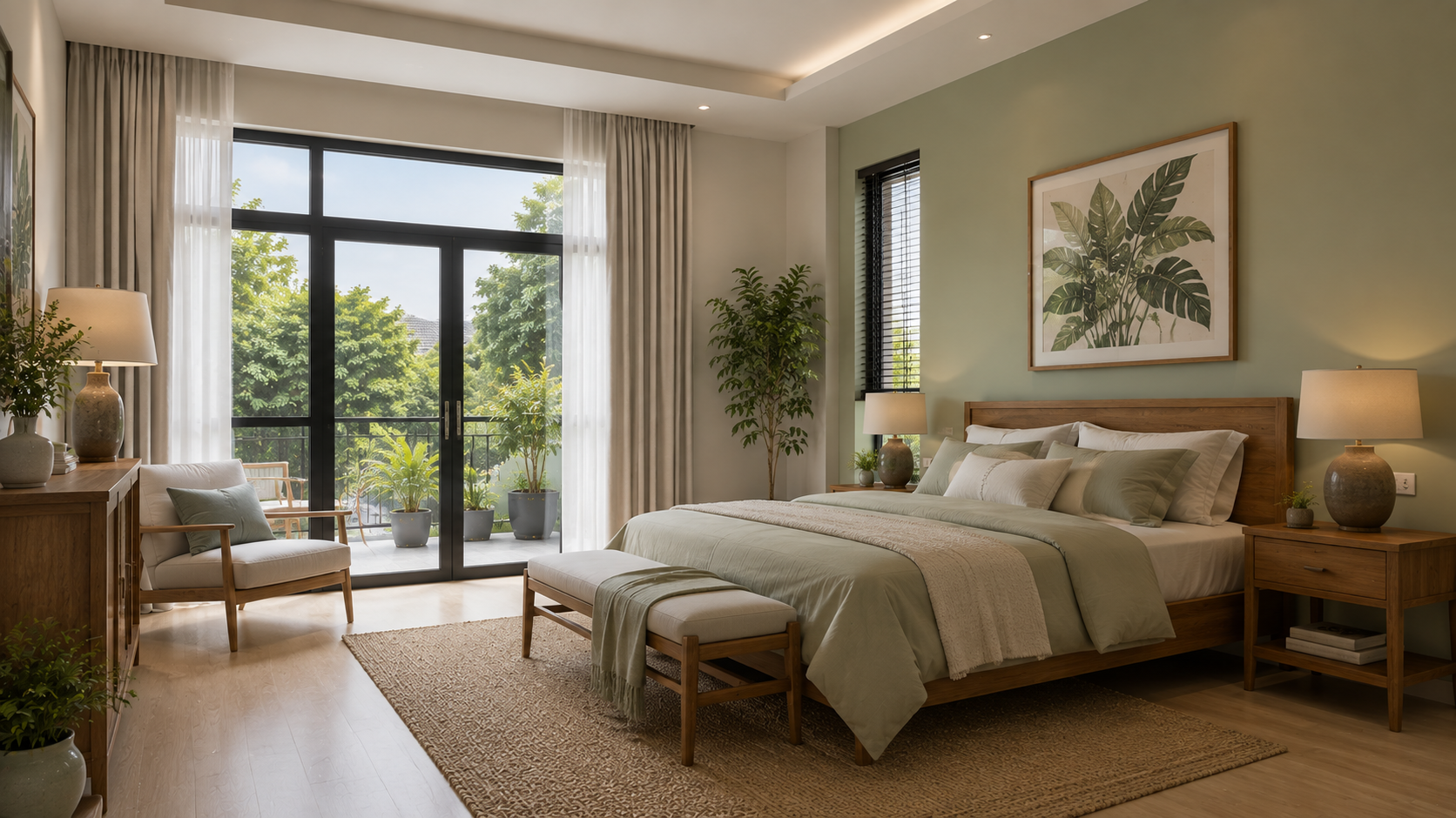 Phòng tắm với bồn tắm đá tự nhiên