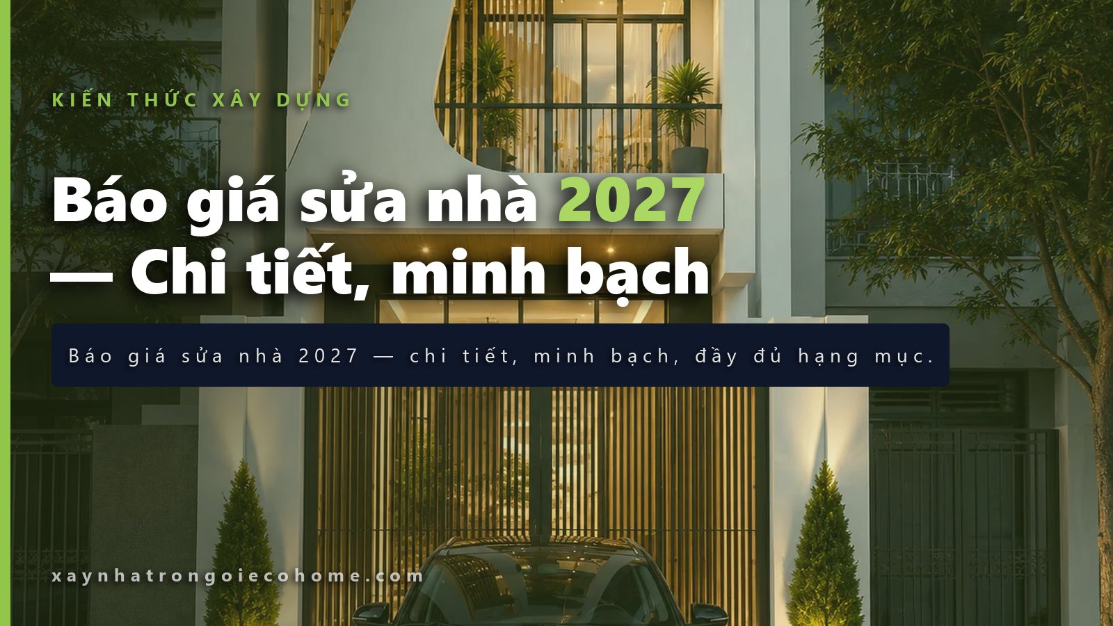 Hình ảnh chi phí xây nhà 60m2 cho ngôi nhà