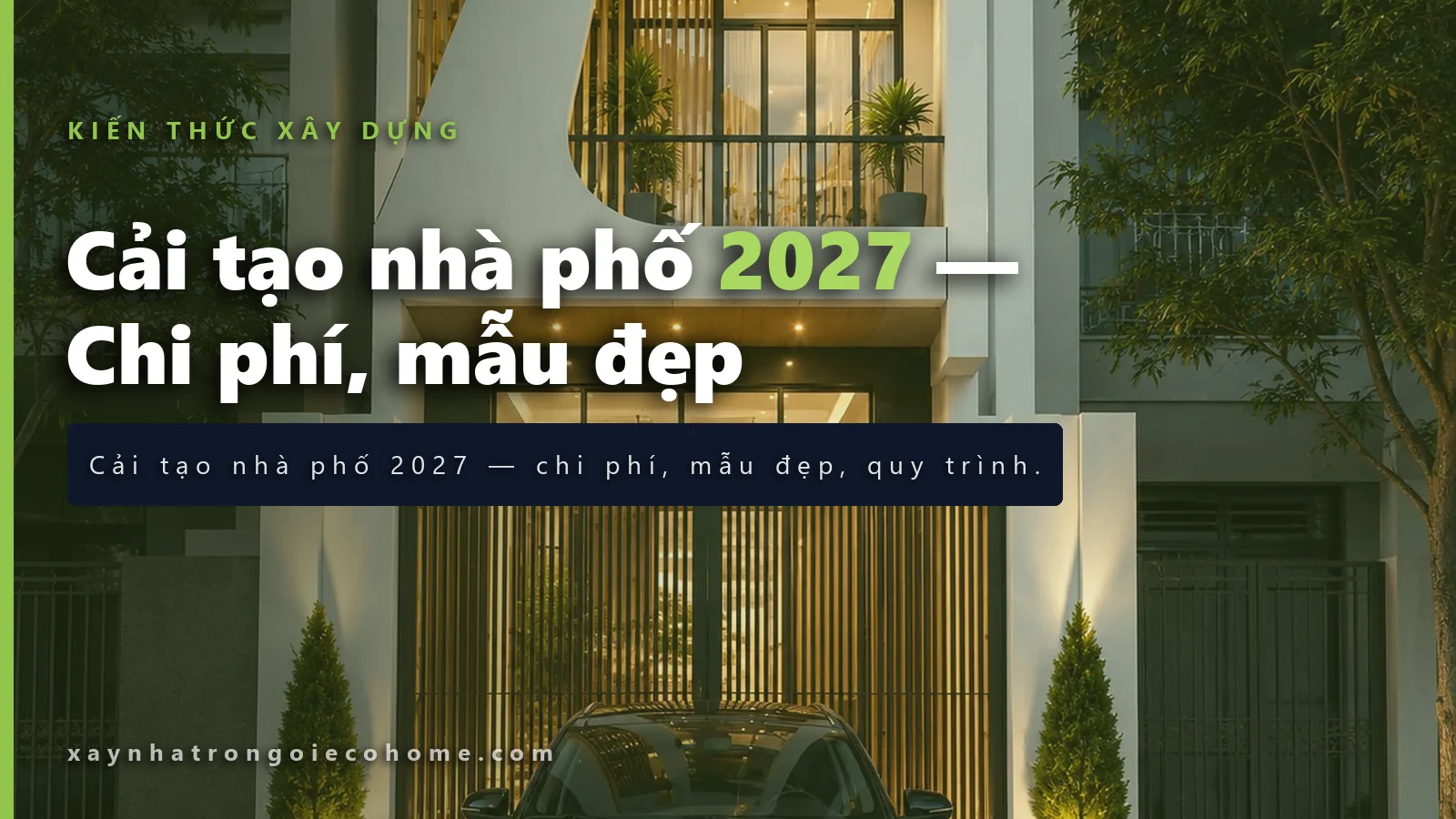 chi phí xây nhà 100m2 — minh họa thực tế