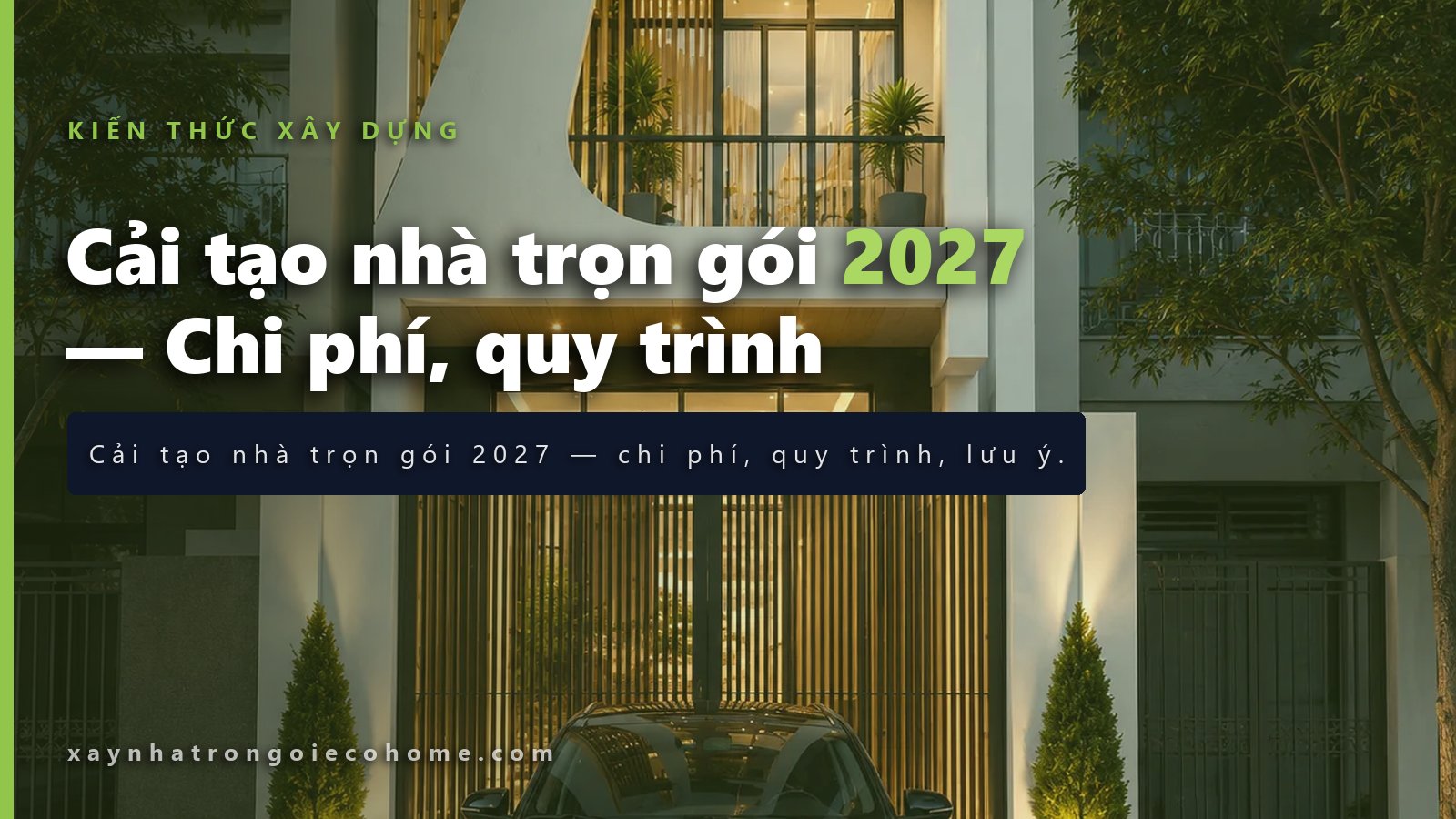 Hình ảnh chi phí xây nhà 100m2 cho ngôi nhà