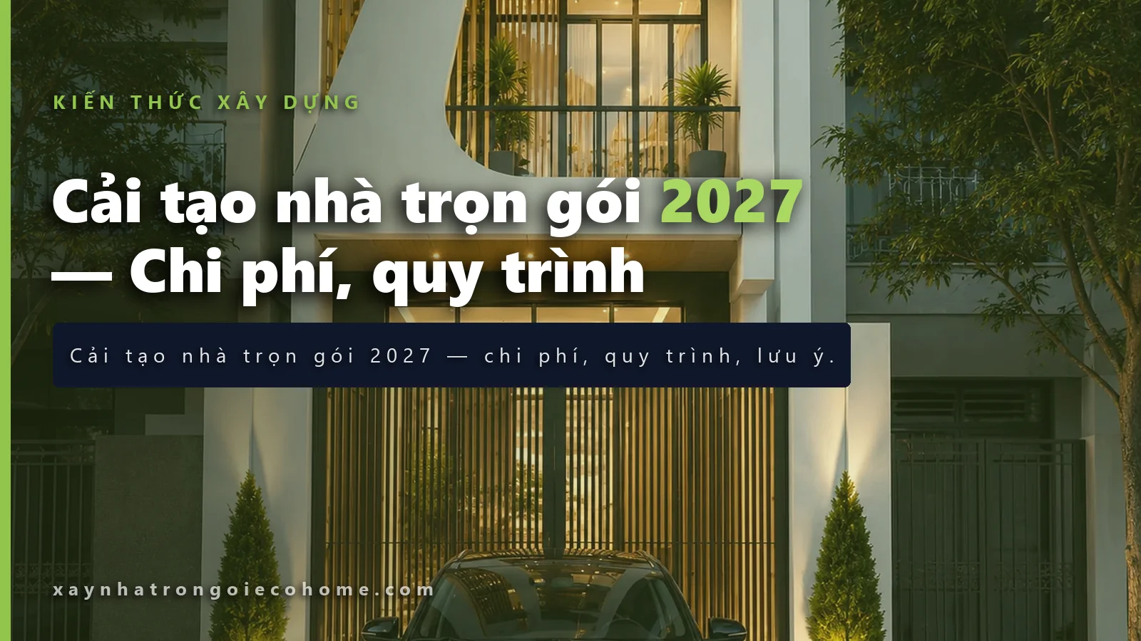 Mẫu chi phí xây nhà 100m2 tham khảo