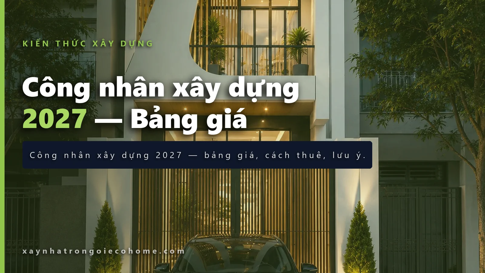xây nhà 1 tỷ được gì — minh họa thực tế