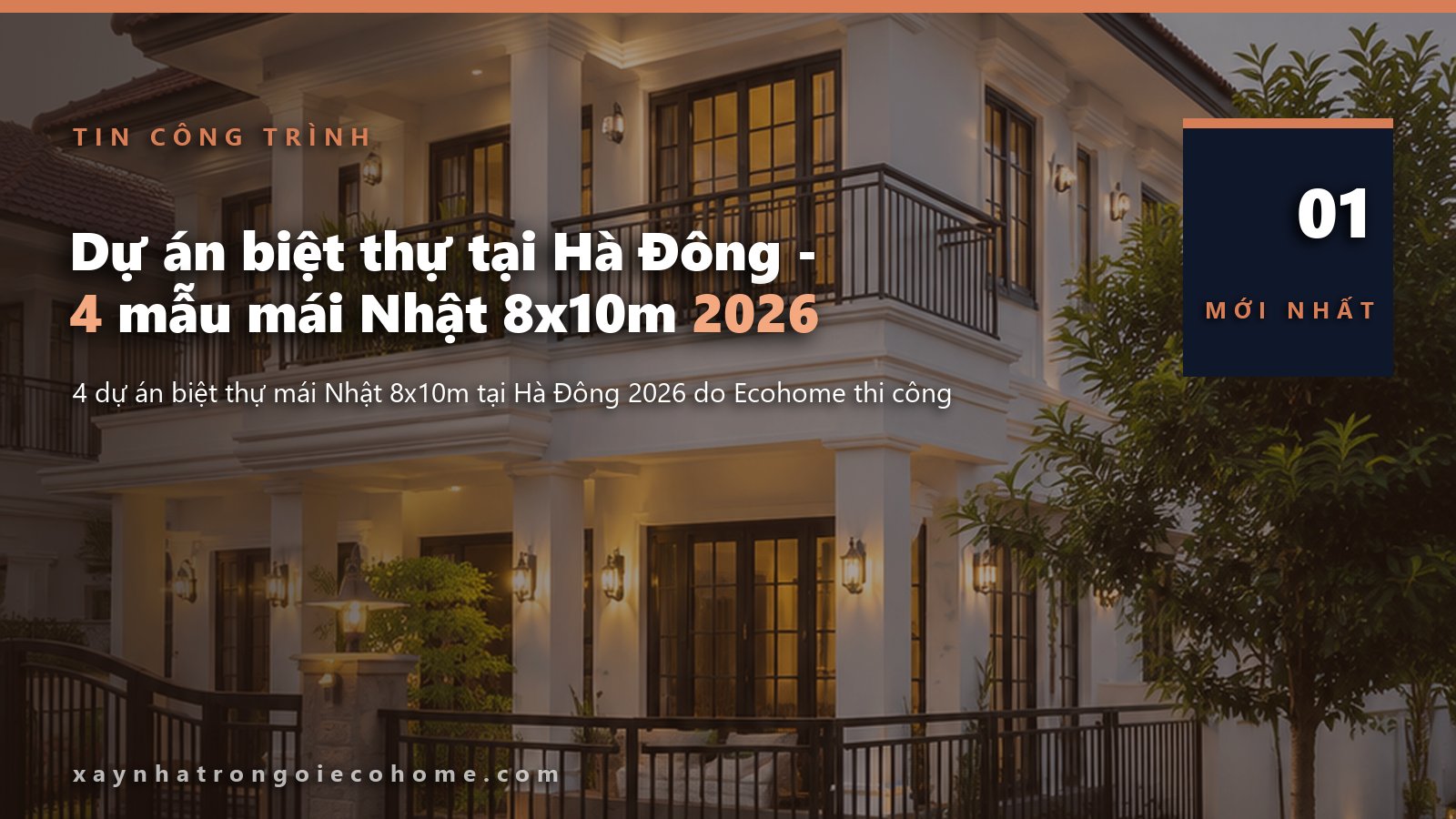 công trình biệt thự vườn — minh họa thực tế