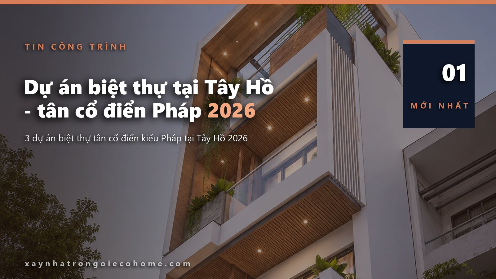Mẫu công trình biệt thự vườn tham khảo