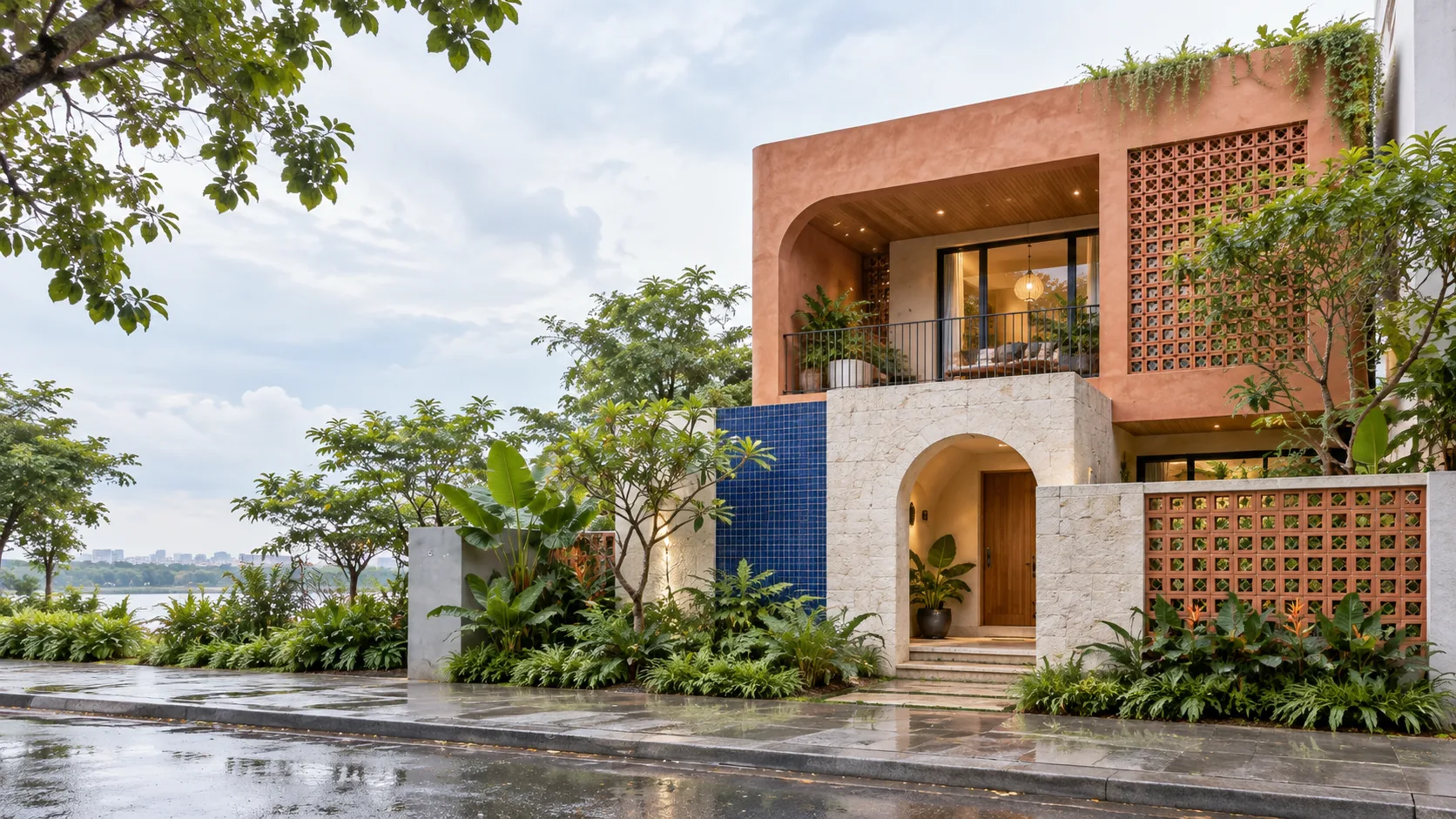 Phối cảnh thiết kế nhà phố Ecohome