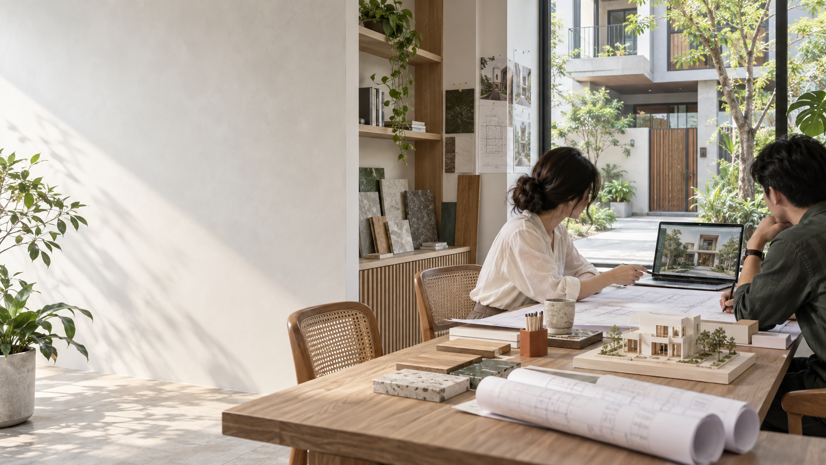 Buổi tư vấn thiết kế nhà tại studio Ecohome